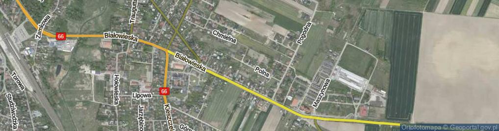 Zdjęcie satelitarne Polna ul.